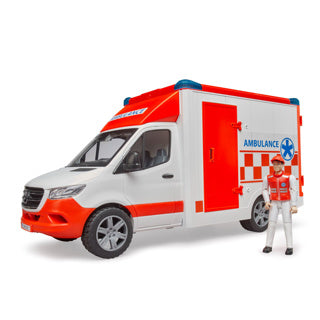 Bruder mercedes sprinter ambulance met ambulancebroeder - licht geluid - 2676