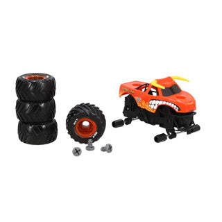 Load image into Gallery viewer, Hot wheels monster jam mechanix 1:32 build 'n re-build el toro loco assorti | 3 stuks

