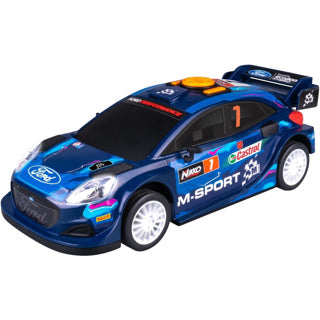 Afbeelding laden in galerijviewer, Nikko m-sport boost mode ford puma rally speelgoedauto 25 cm - licht geluid - drift effect - vanaf 3 jaar
