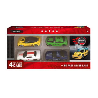 Load image into Gallery viewer, Rapid wheels diecast auto 4 stuks
