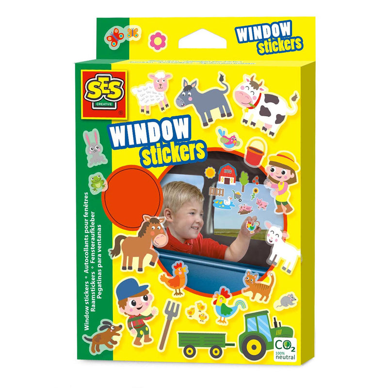 Load image into Gallery viewer, SES Raamstickers Boerderij
