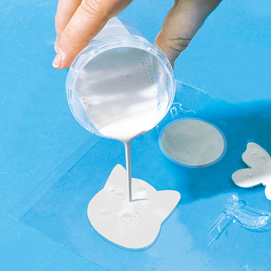 Ses gieten en schilderen - vrolijke figuren