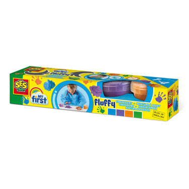 Ses fluffy vingerverf 4 potjes