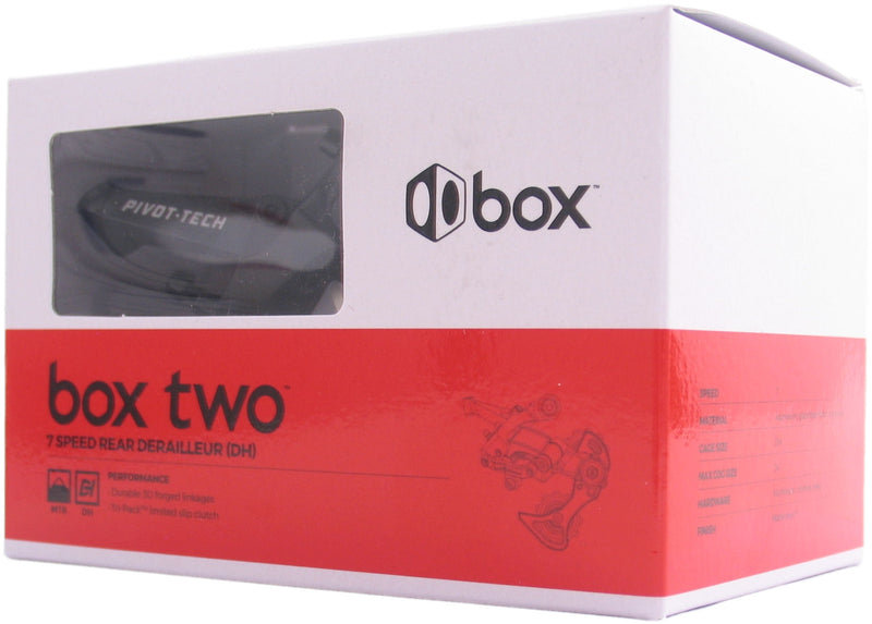Load image into Gallery viewer, Box components Achterderailleur 7-speed Two met korte kooi zwart
