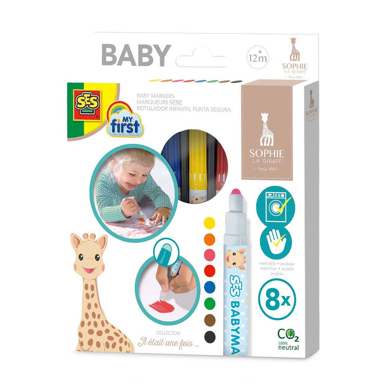 Load image into Gallery viewer, Ses my first - sophie la girafe babymarkers
