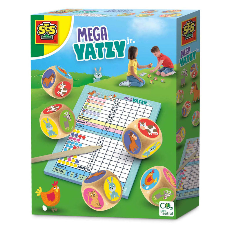 Load image into Gallery viewer, SES Mega Yatzy Junior Kinderbordspel
