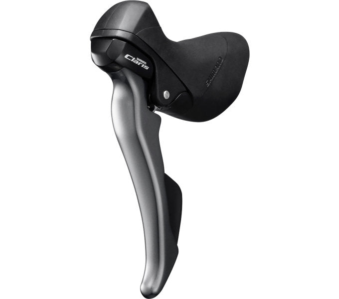 Load image into Gallery viewer, Shimano versteller (links) met remhendel 2 speed claris st-r2000 - grijs zwart

