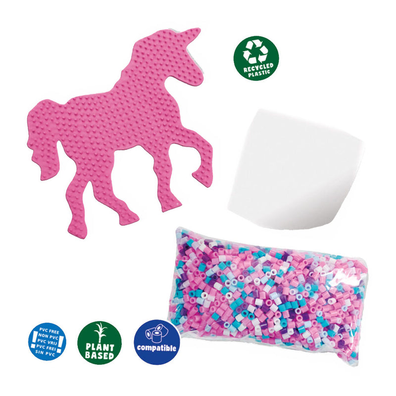 Load image into Gallery viewer, Ses creative ses green beedz - strijkkralenset unicorn
