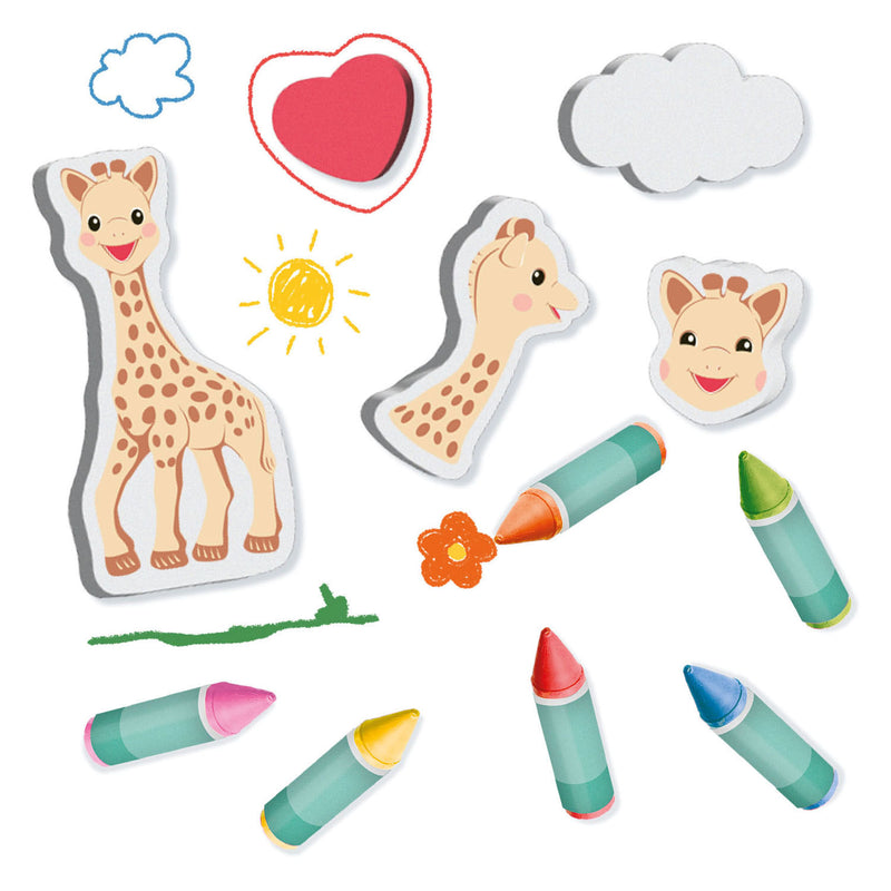 Afbeelding laden in galerijviewer, Ses creative ses sophie la girafe badkrijt met vormen
