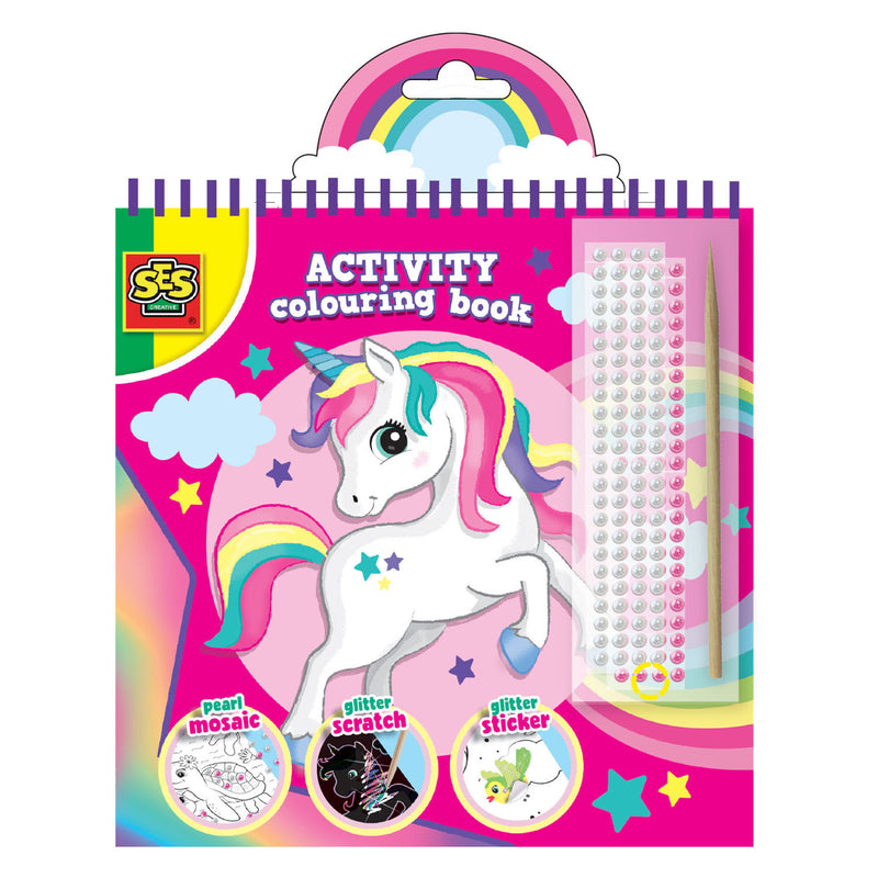Load image into Gallery viewer, Ses creative ses doe kleurboek glitter 3 in 1
