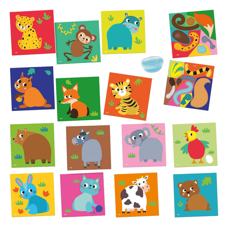 Load image into Gallery viewer, Ses my first - dierenstaarten plakken
