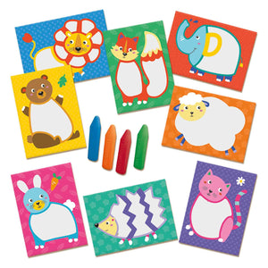 Ses creative ses my first - krijtjes dieren kaarten