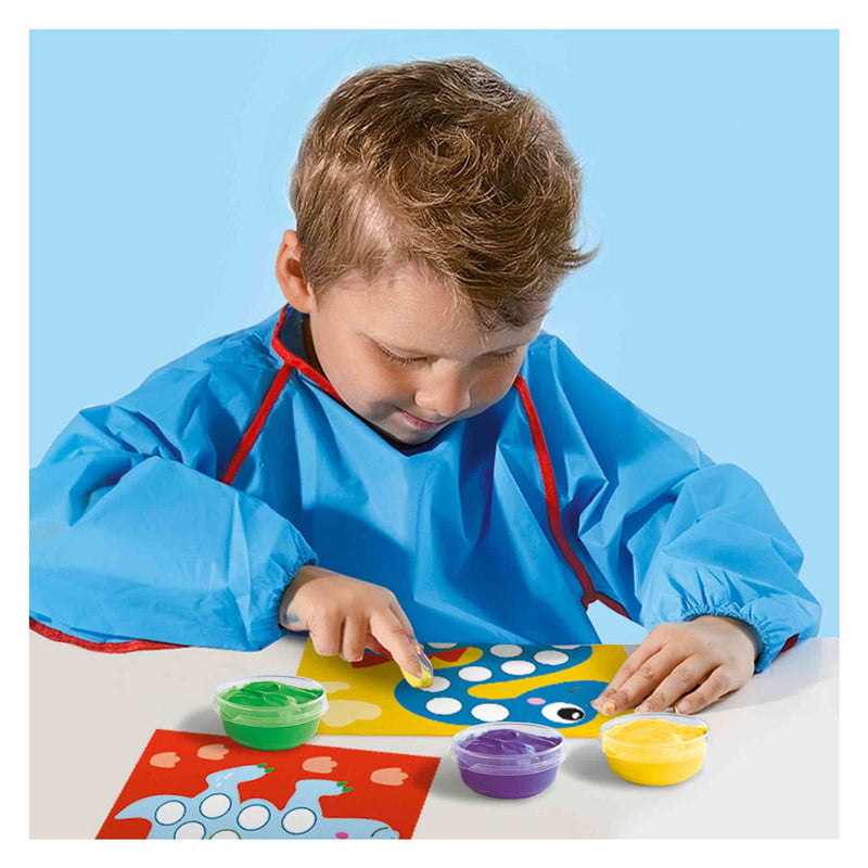 Load image into Gallery viewer, Ses my first - vingerafdruk verf dino&#39;s
