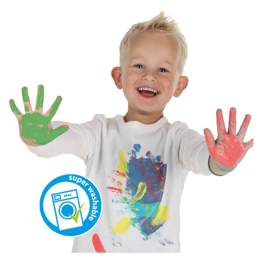 Ses vingerverf kleuren 4 x 110 ml | 2 stuks