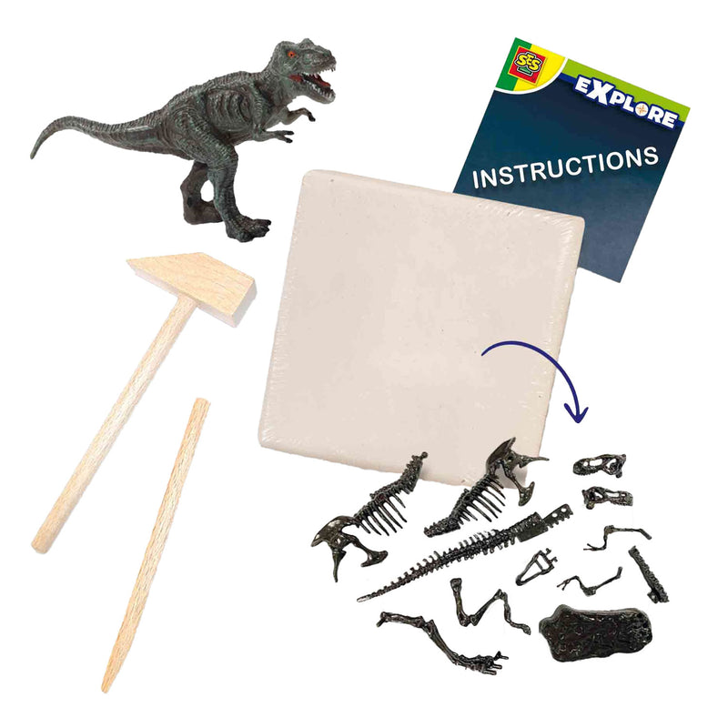 Load image into Gallery viewer, Ses explore dino en skelet opgraven 2in1 - t-rex
