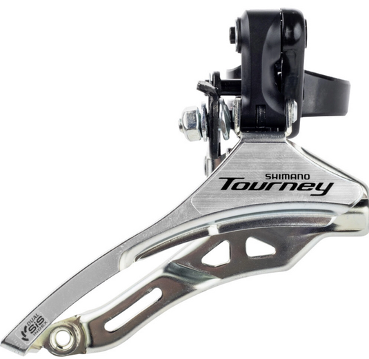 Shimano Voorderailleur 3 x 6 7 speed Tourney FD-TY300 down swing top pull hoge klem ø34,9 mm 42T (66-69°)