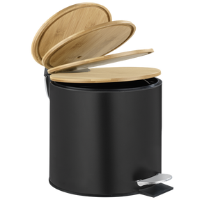 Wenko 1069599 - afvalemmer tort. 3 ltr mat zw. | 1 stuks