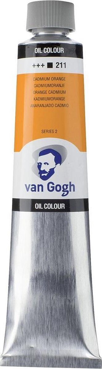 Van gogh olieverf tube 200 ml cadmiumoranje 211