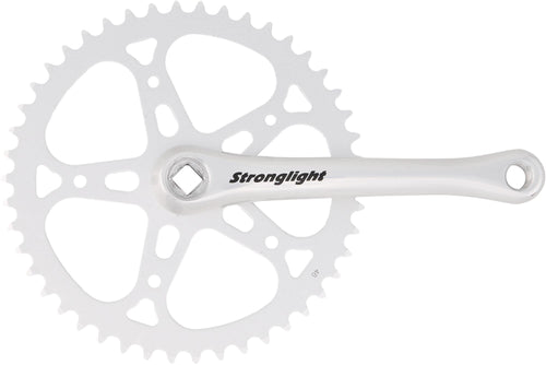 Stronglight crankstel crankset 46t 1-speed 170mm sil.