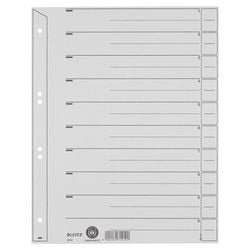 Leitz tabbladen 10 tabs grijs