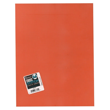 Darice • plastic stramien 21x27,5cm oranje mesh:14