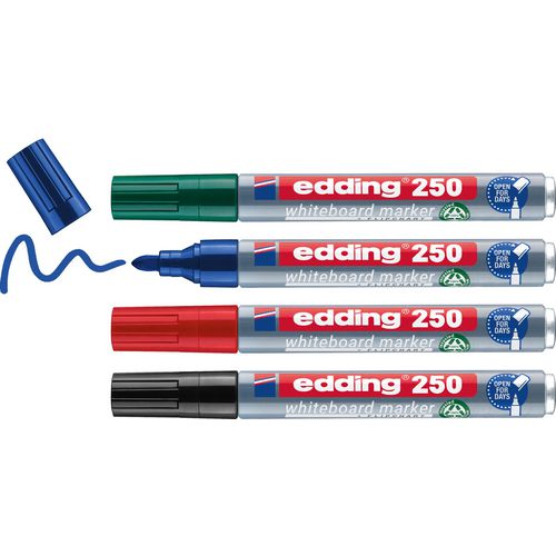 Whiteboard marker edding 250 kleurenassortiment
