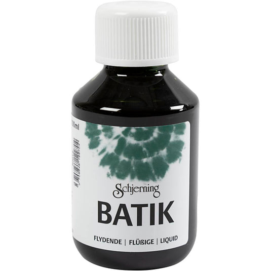 Schjerning batikverf, groen, 100 ml 1 fles