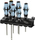 Wera 3334 3350 3355 6 schroevendraaier-set, rvs + houder, 6 -delig - 1 stuk(s) - 05032063001