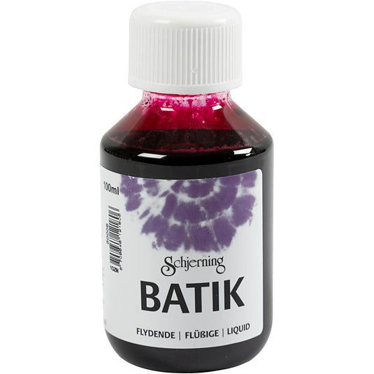 Schjerning batikverf, lilac, 100 ml 1 fles