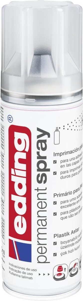 Edding 5200 permanent spray kunststof primer kleurloos