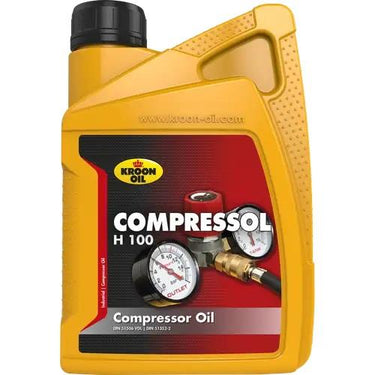 Kroon-oil compressol h 100 - compressorolie - hoge oxidatiestabiliteit - 1 liter - transparant