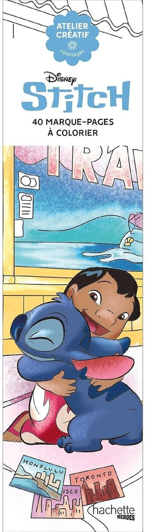 Hachette heroes disney stitch - 40 boekenleggers om te kleuren voor volwassenen