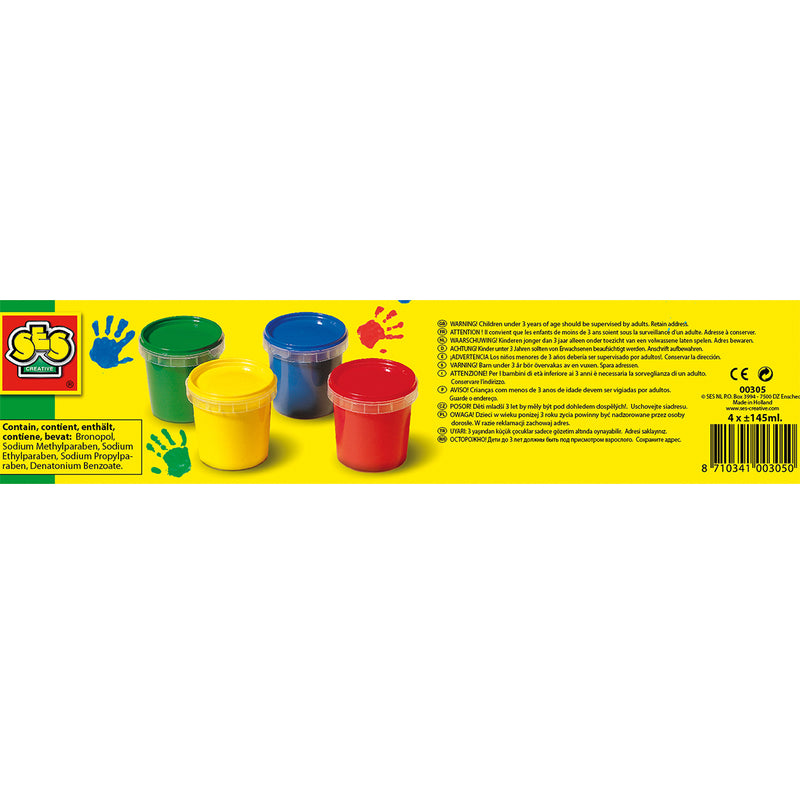 Chargez l'image dans la visionneuse de la galerie, Ses vingerverf 4 kleuren a 150ml

