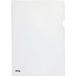 L-mappen premium od pp a4 120 micron transparant mat duimgreep antistatisch