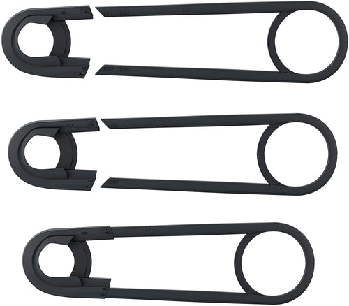 Hebie Chainglider Nexus 5 - Fietskettingbeschermer voor 27 of 30 tands tandwiel - E-bike accessoire - Zwart