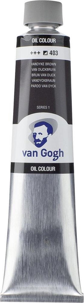 Van gogh olieverf tube 200 ml van dijckbruin 403