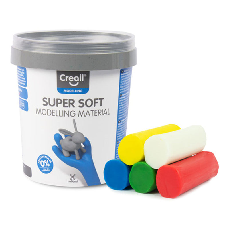 Load image into Gallery viewer, Creall supersoft klei 5 kleuren, 450gr.
