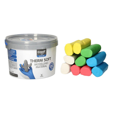 Creall therm soft klei - 5 kleuren klei - 2000gr.