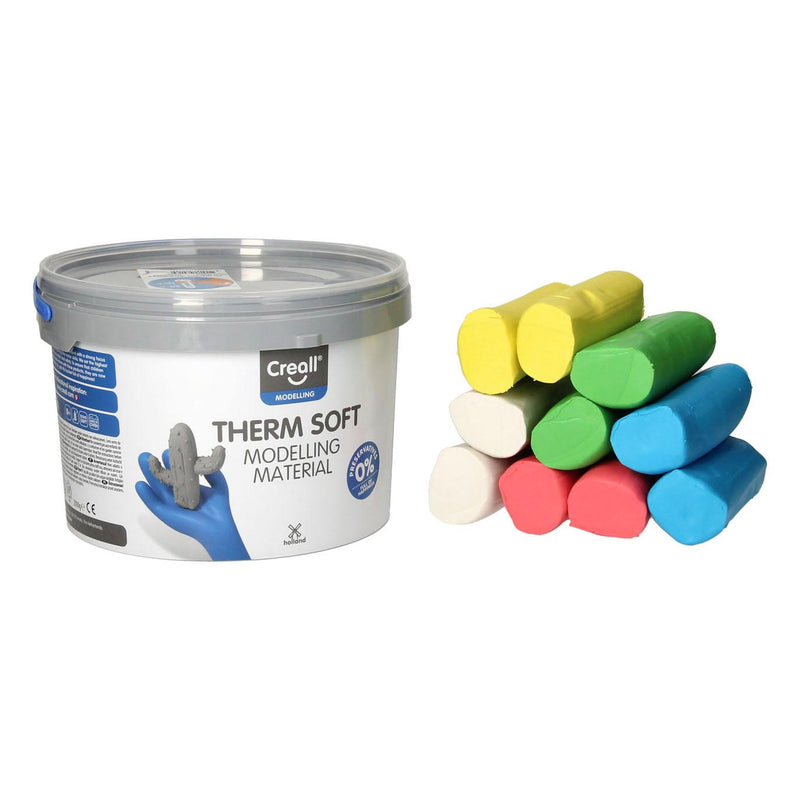 Load image into Gallery viewer, Creall therm soft klei - 5 kleuren klei - 2000gr.
