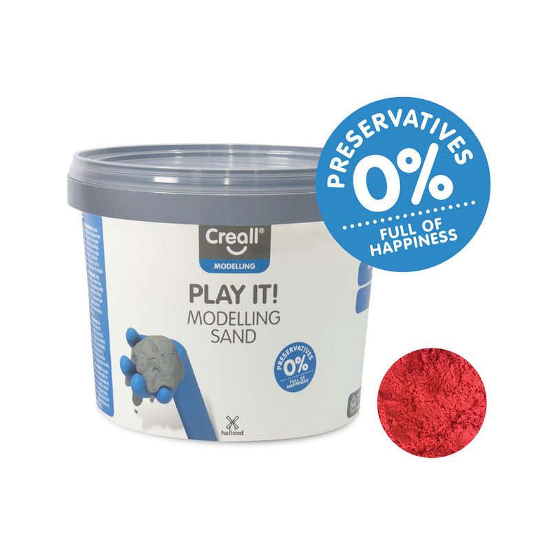 Load image into Gallery viewer, Creall play it speelzand rood, 750gr.
