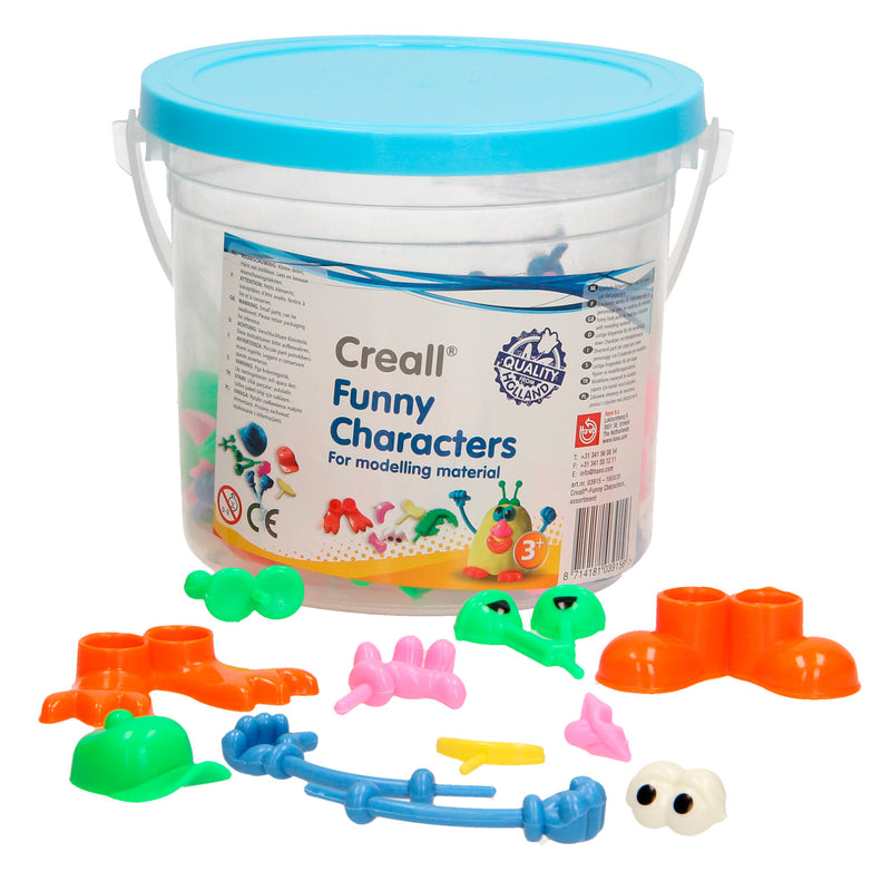 Load image into Gallery viewer, Creall funny characters klei accessoires, 130dlg
