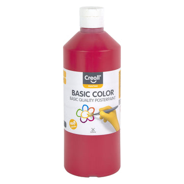 Creall schoolverf donkerrood - 500ml