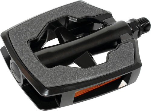 Marwi pedaalset sp-890 sandblock grijs aluminium glans zwart