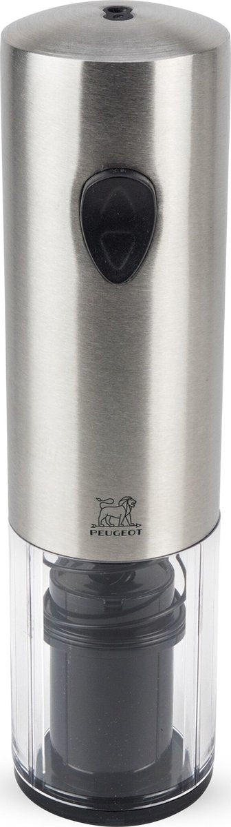 Peugeot elis elektrische kurkentrekker 20 cm - rvs - herlaadbaar