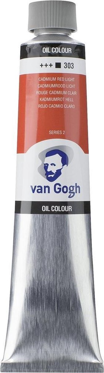 Van gogh olieverf tube 200 ml cadmiumrood licht 303