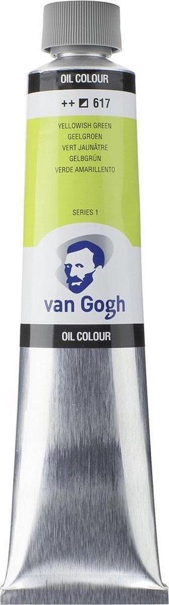 Van gogh olieverf tube 200 ml geelgroen 617