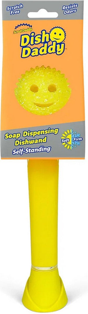 Scrub daddy dish daddy afwasborstel – geel – 1 stuk