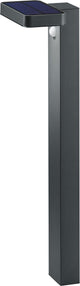 Rl live your light reality esquel - paalverlichting - antraciet - incl. 1x smd 4,5w - bewegingssensor - solar - zonne energie - snoerloos - buitenverlichting - ip44