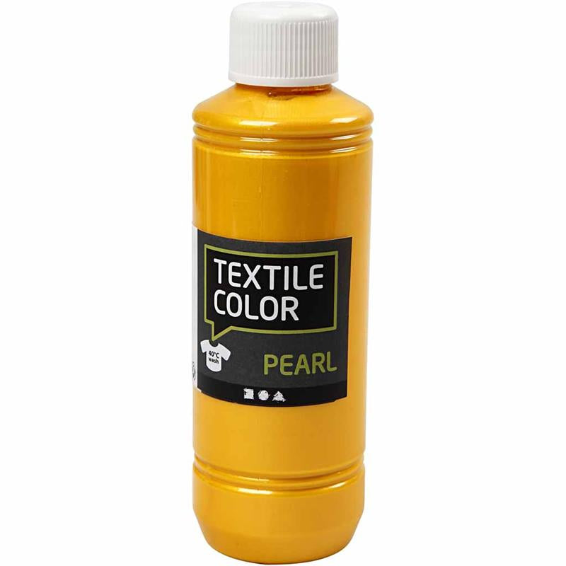 Afbeelding laden in galerijviewer, Https: www.cchobby.nl textielkleur-parelmoer-geel-250-ml-1-fles
