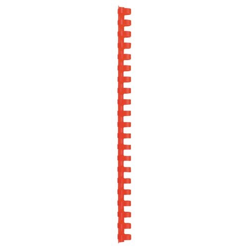 Bindruggen gbc plastic a4 16mm rood capaciteit 145vel